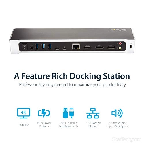 USB-C Triple Monitor Docking Station - USB-C MacBook Pro / Air M1 M2 M3 M4 & Windows