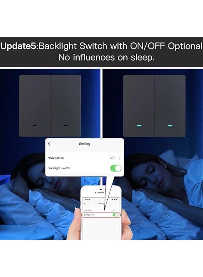 Smart WiFi Switch - 3 GANG Requires Neutral 100-240V AC