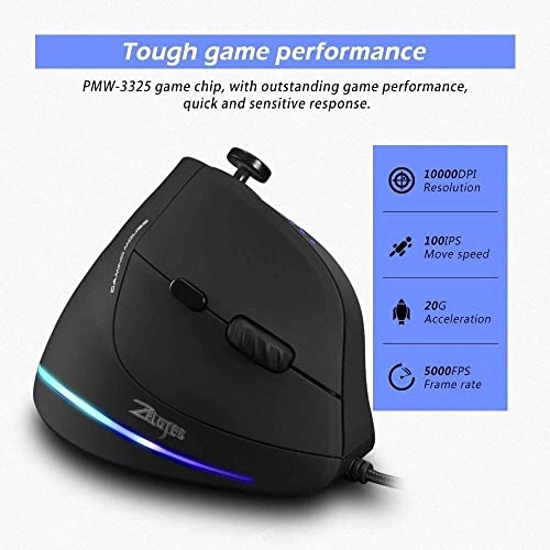 Ergonomic Vertical Mouse - Wired