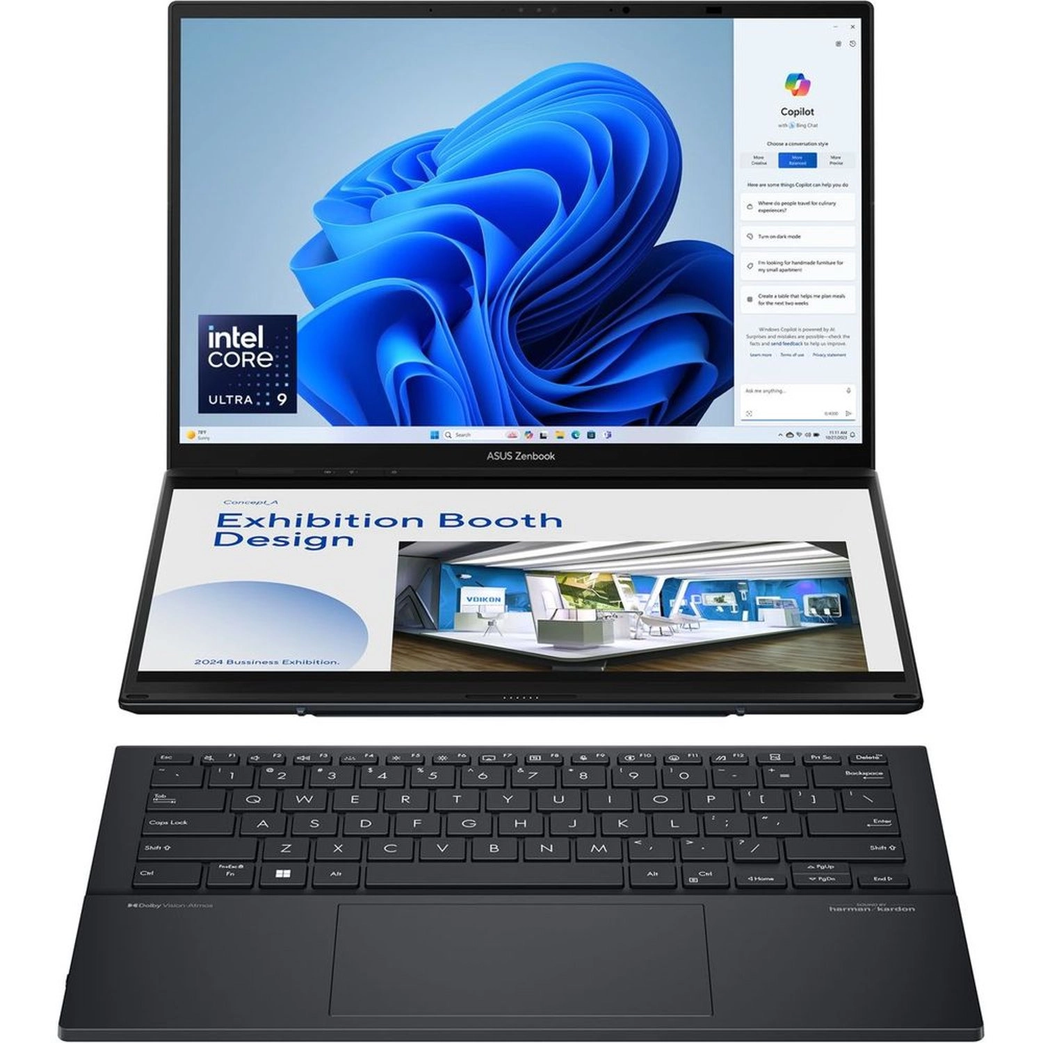 Zenbook DUO UX8406MA-OLEDI9IG - 14'' Core Ultra 9-185H 32GB DDR5 2000GB SSD