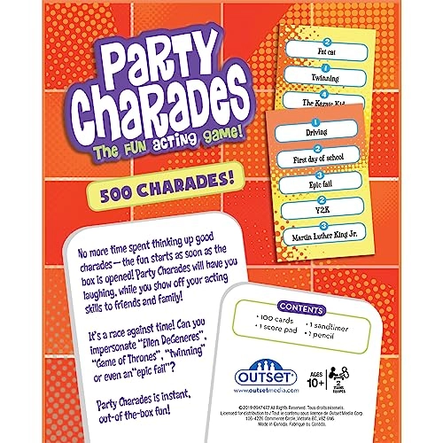 Party Charades - English Ages 10 + 103