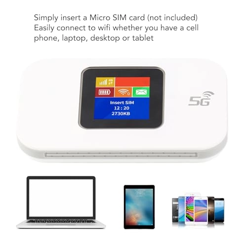 Compact 4G Portable WiFi Router - 150Mbps 802.11 b/g/n