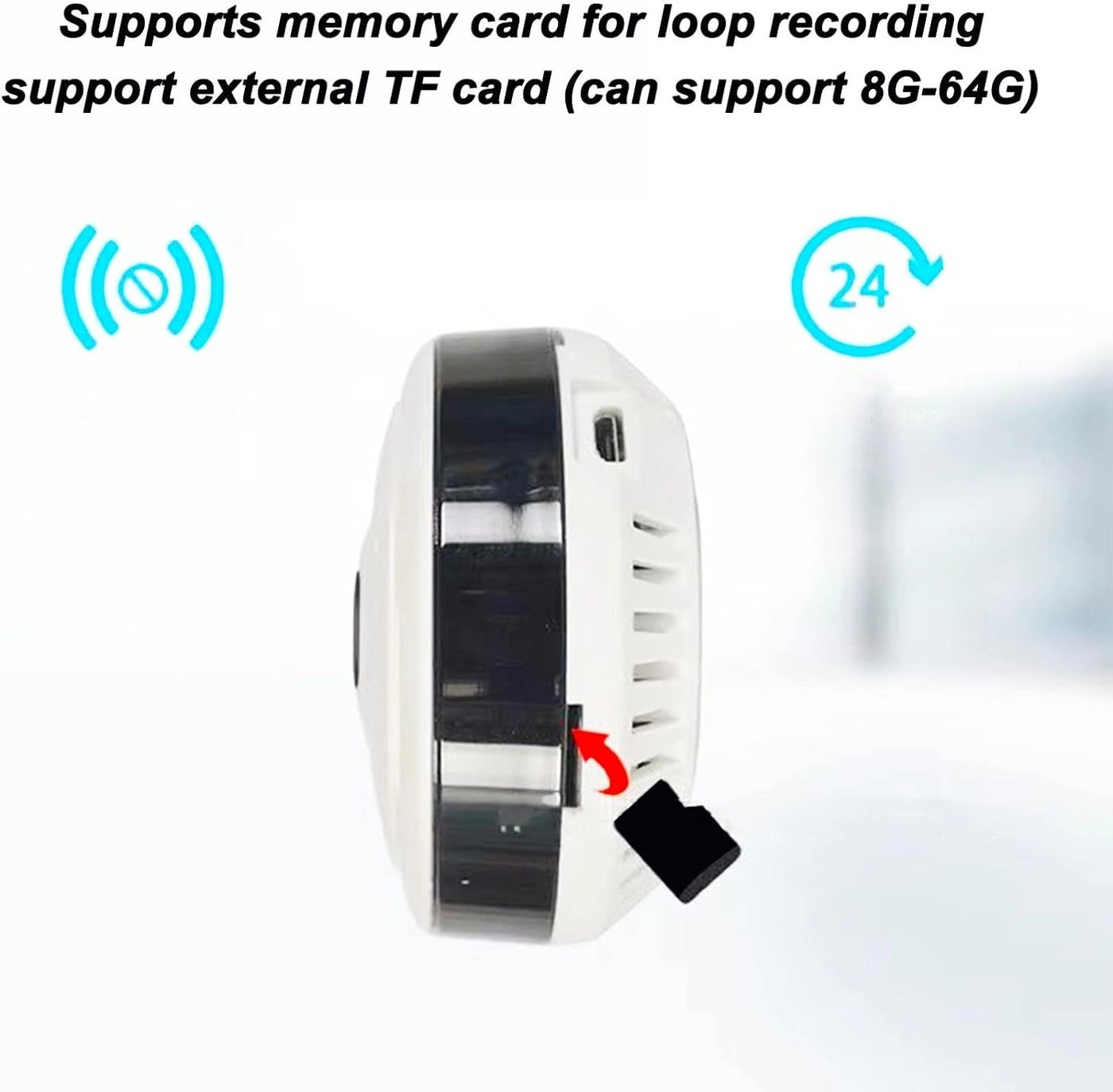 Fisheye IP Camera - 64G 720P