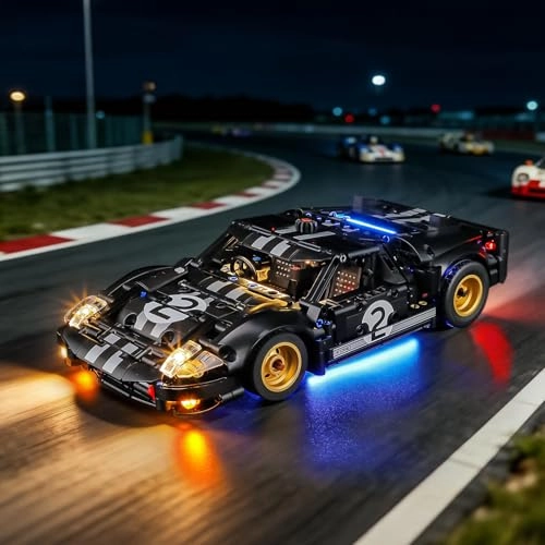 2.0 Light Kit - Compatible with Lego Speed Champions 1966 Ford GT40 MKII 42223