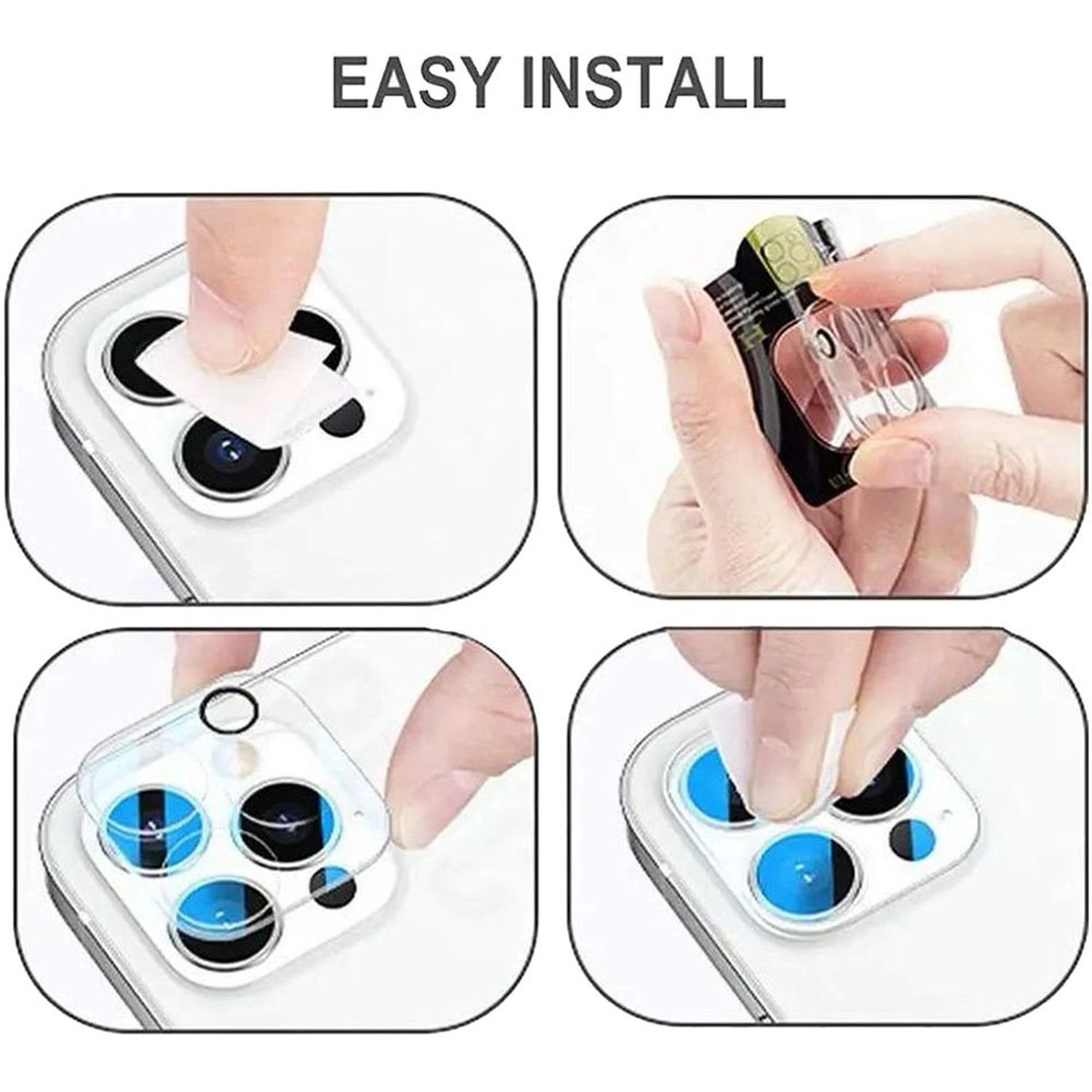 Case With Lens And Screen Protector for iPhone 14 Pro