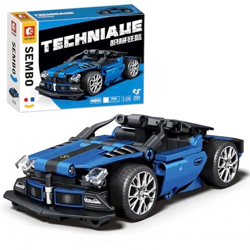Technic Motorcycle and Car Model Kit - 1 pcs for ages 14+