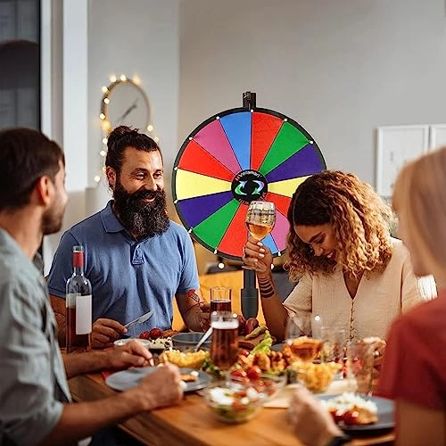 Prize Wheel - Dual Use 14 Slots Adjustable Height
