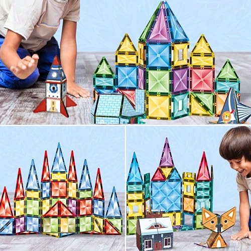 Magnetic Building Blocks - 100 pcs