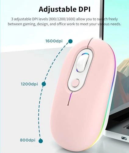 Wireless Mouse - Bluetooth USB Wireless