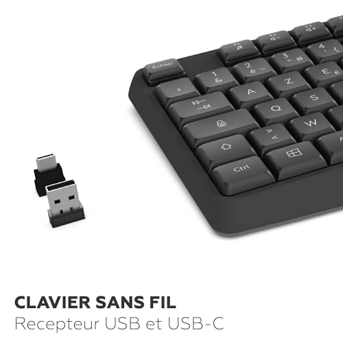 Deluxe Wireless Keyboard - FR Wired/Wireless