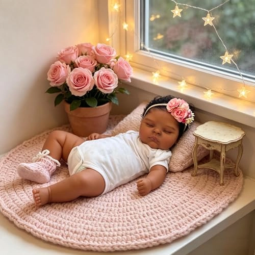 Peaches Reborn Baby Doll - 20 inch/50 cm Full Body Vinyl