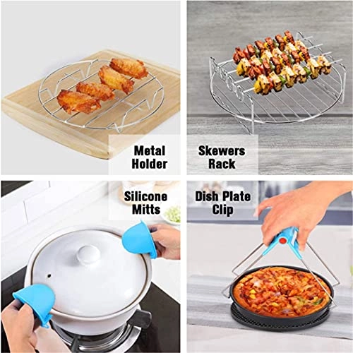 Air Fryer Kit - Metal+carbon steel+stainless steel 12pcs