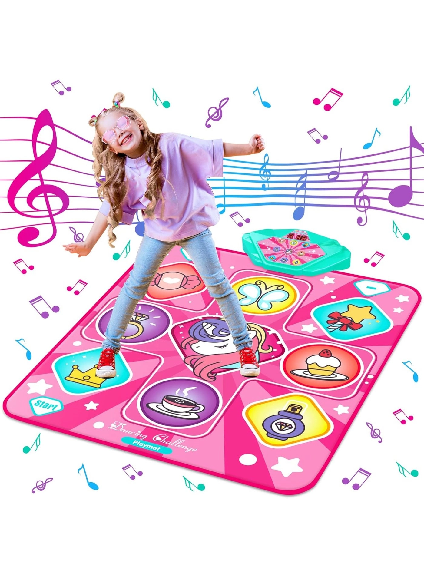 Meetion Unicorn Dance Mat - 3-12 Years Old