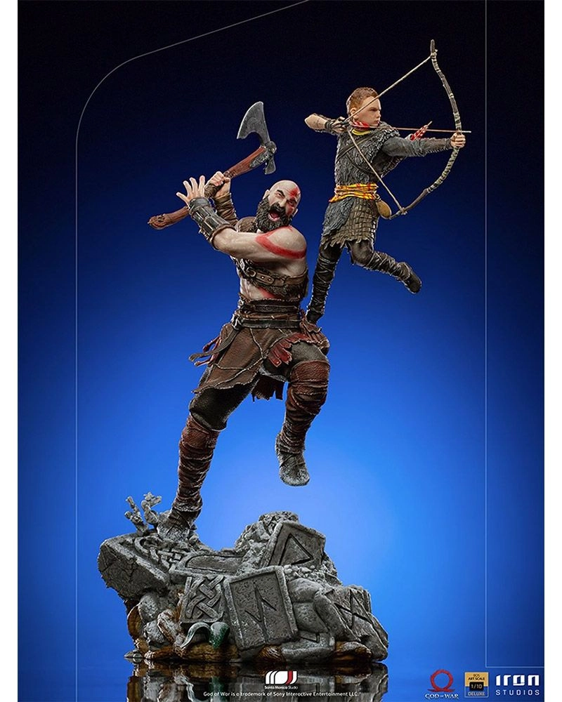 Kratos and Atreus - God of War - BDS Art Scale 1/10 Statue