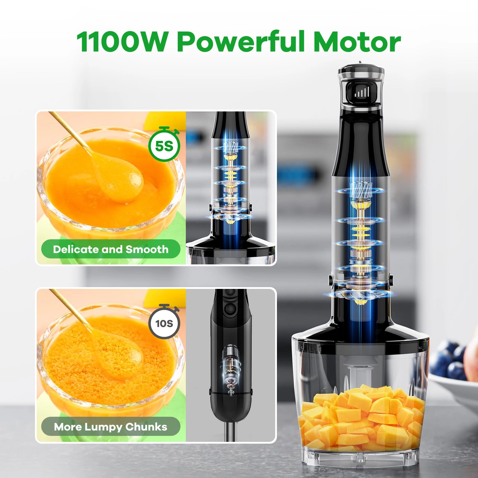 Immersion Blender - 1100W