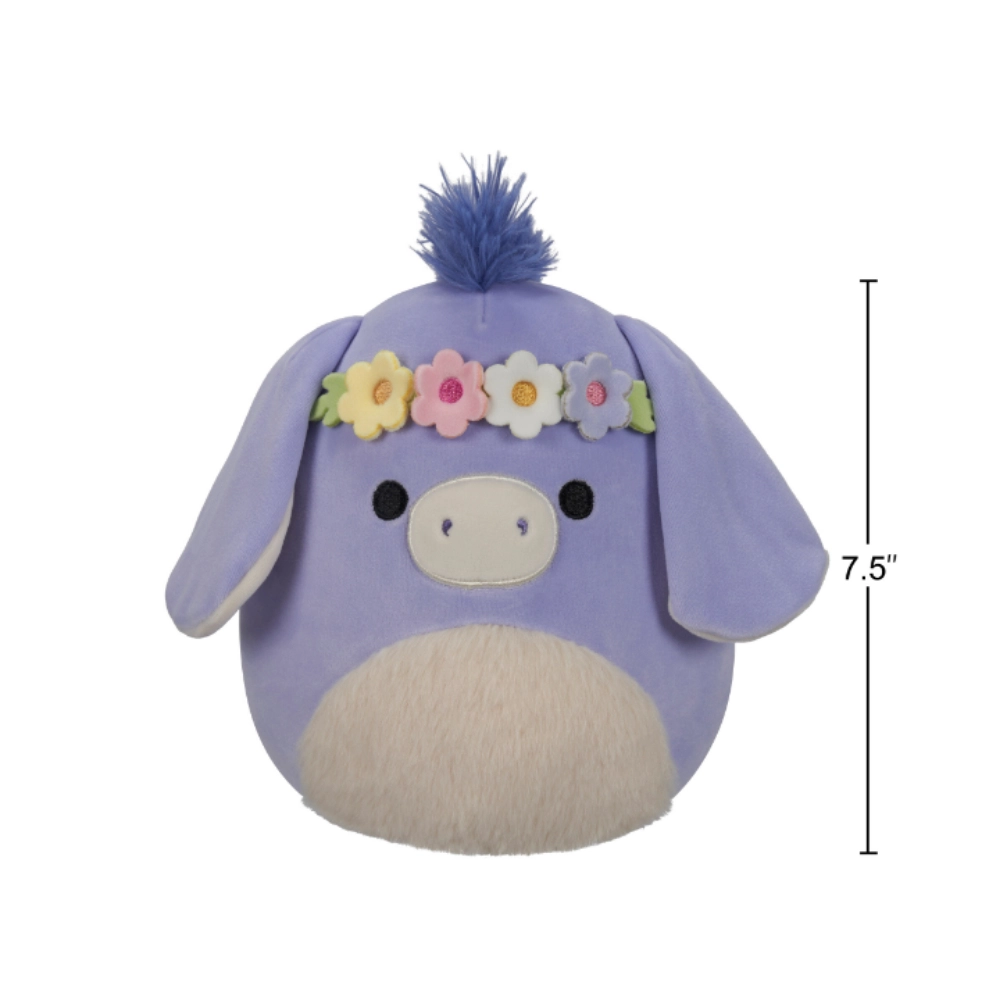 Milanda the Donkey Plush Toy - 7.5 Inch Purple