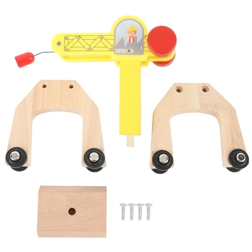Wooden Crane Toy - 8 pcs