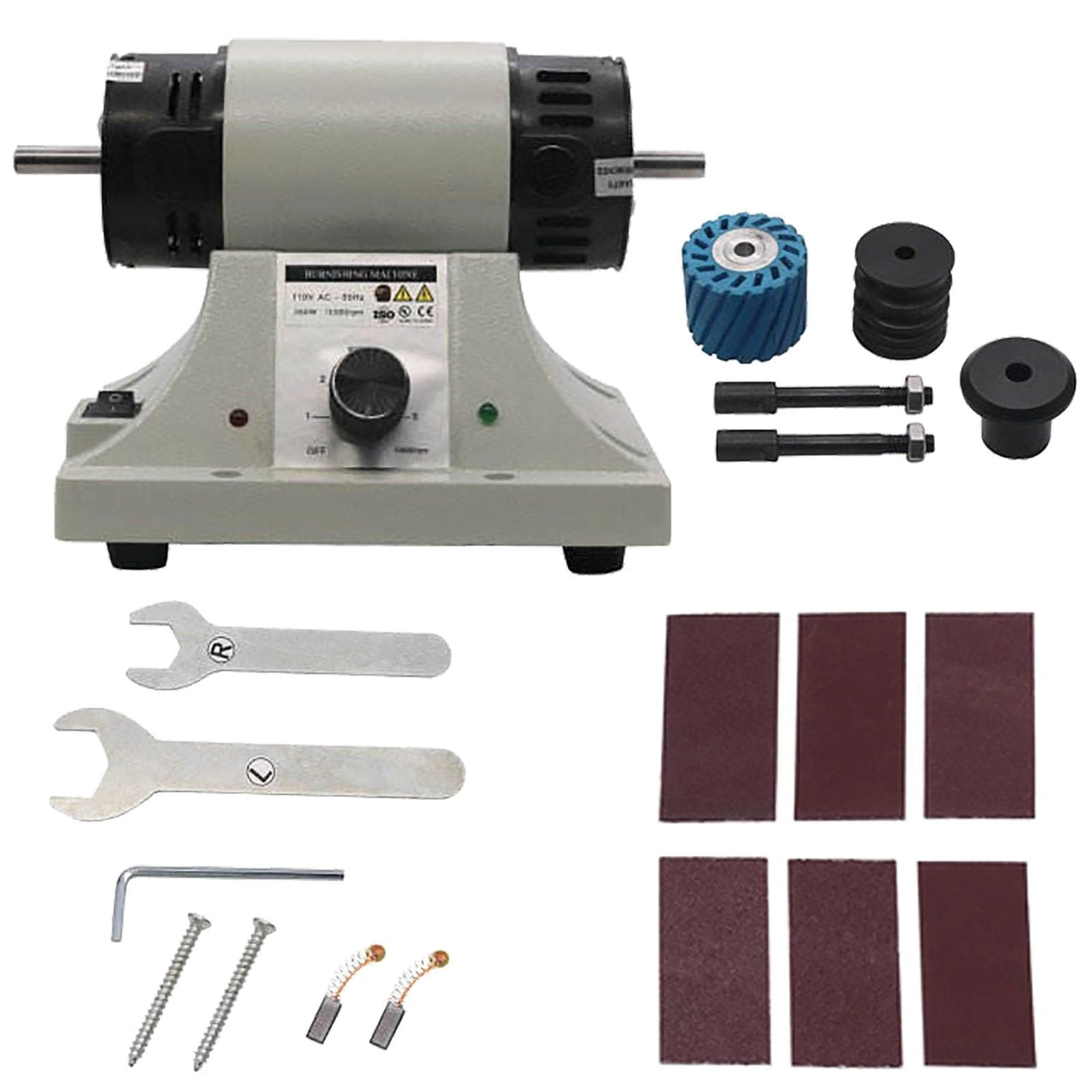 KujTgf Leather Polishing Machine - 350W