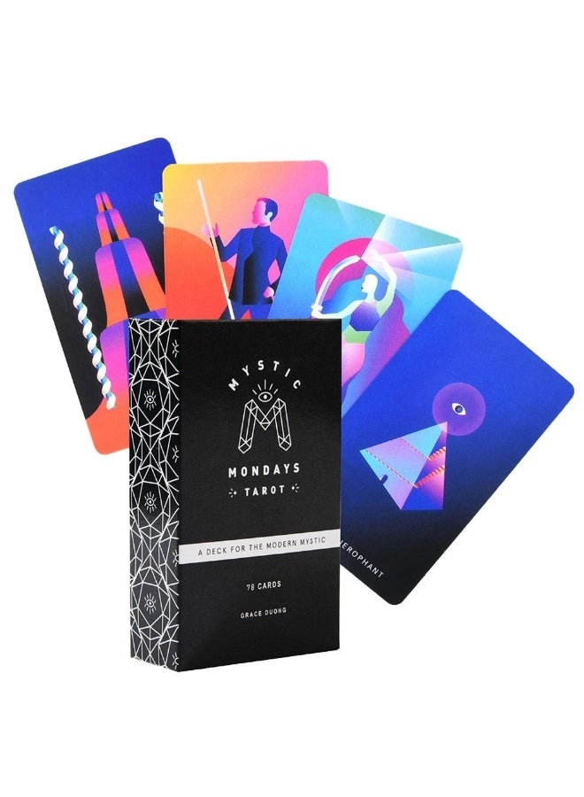 Mysterious Red Rose Divination Card Set - 53 Divination Cards English Version