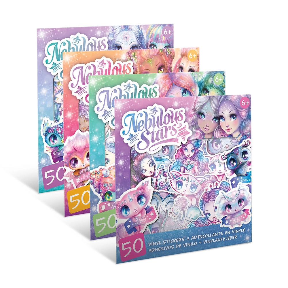 Nebulous Stars Decorative Vinyl Sticker Book 50 pcs