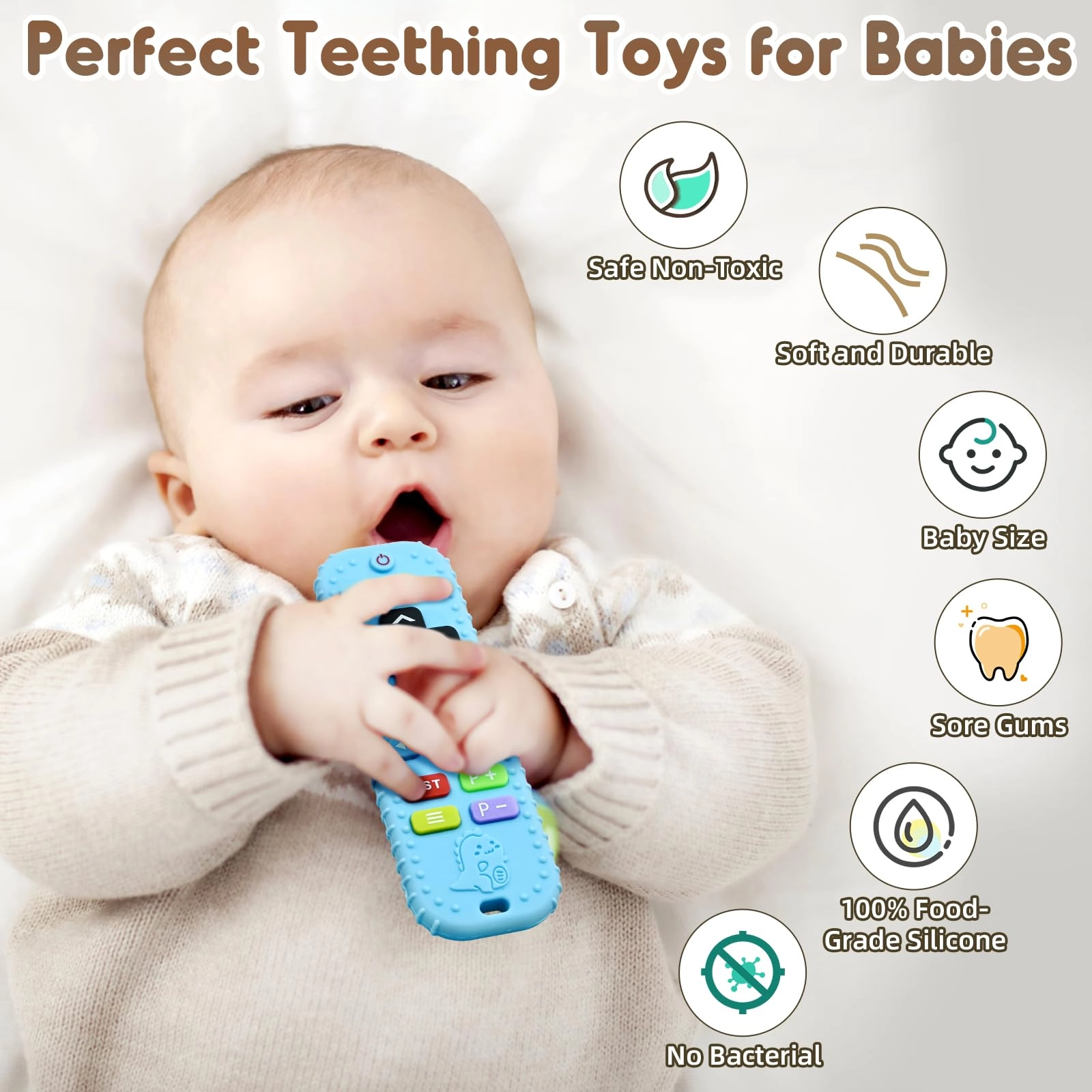 Remote Control Teether - Silicone