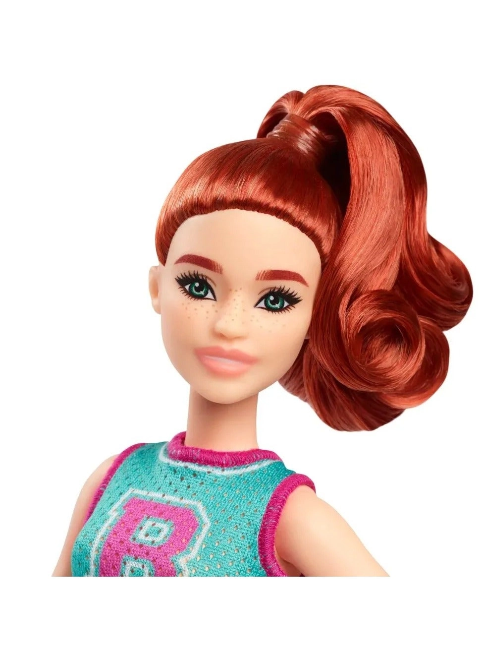 Barbie Fashionistas - Fiery red hair Sport Skirt Ages 3+