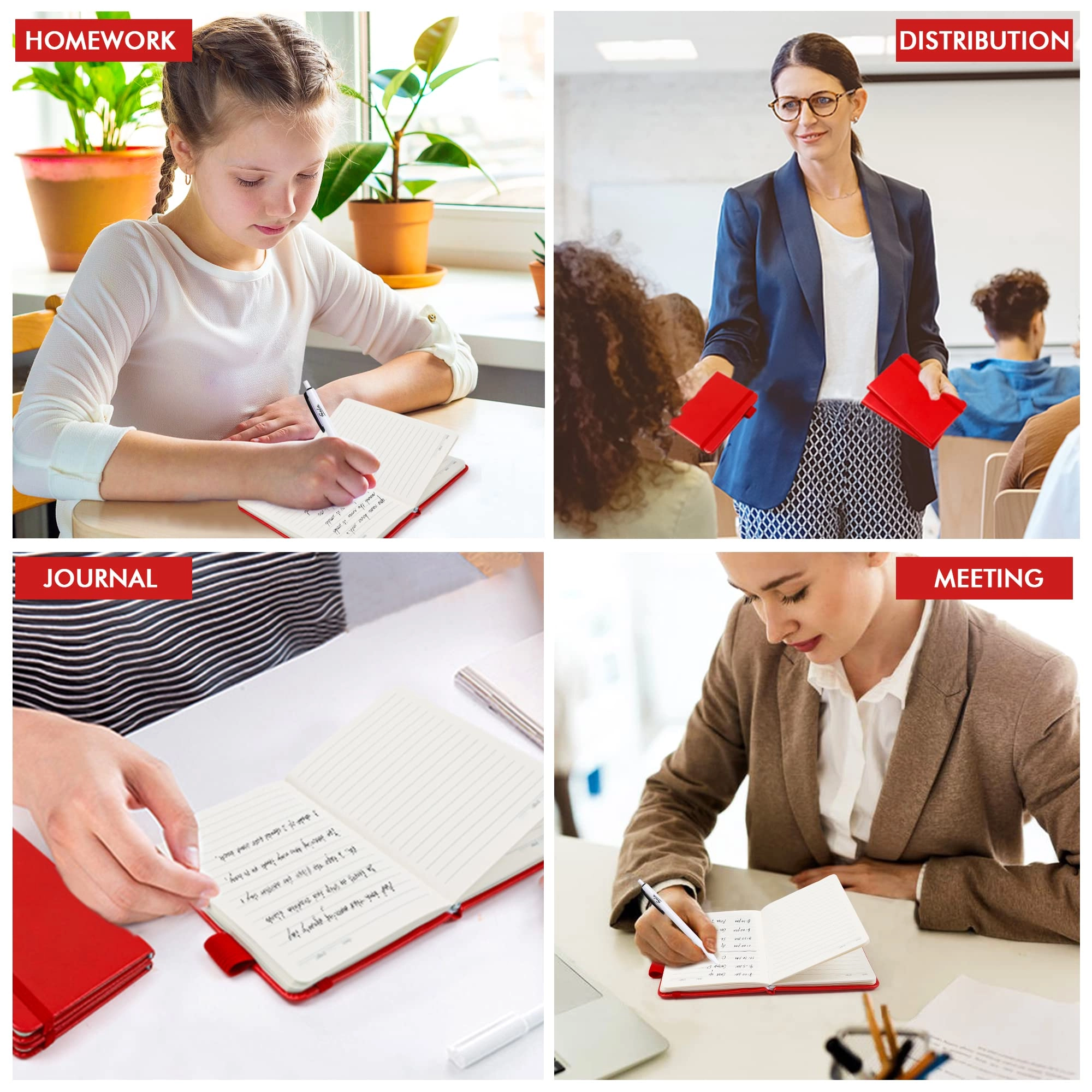 Pocket Notebook A6 Hardcover - Lined 56 Sheets