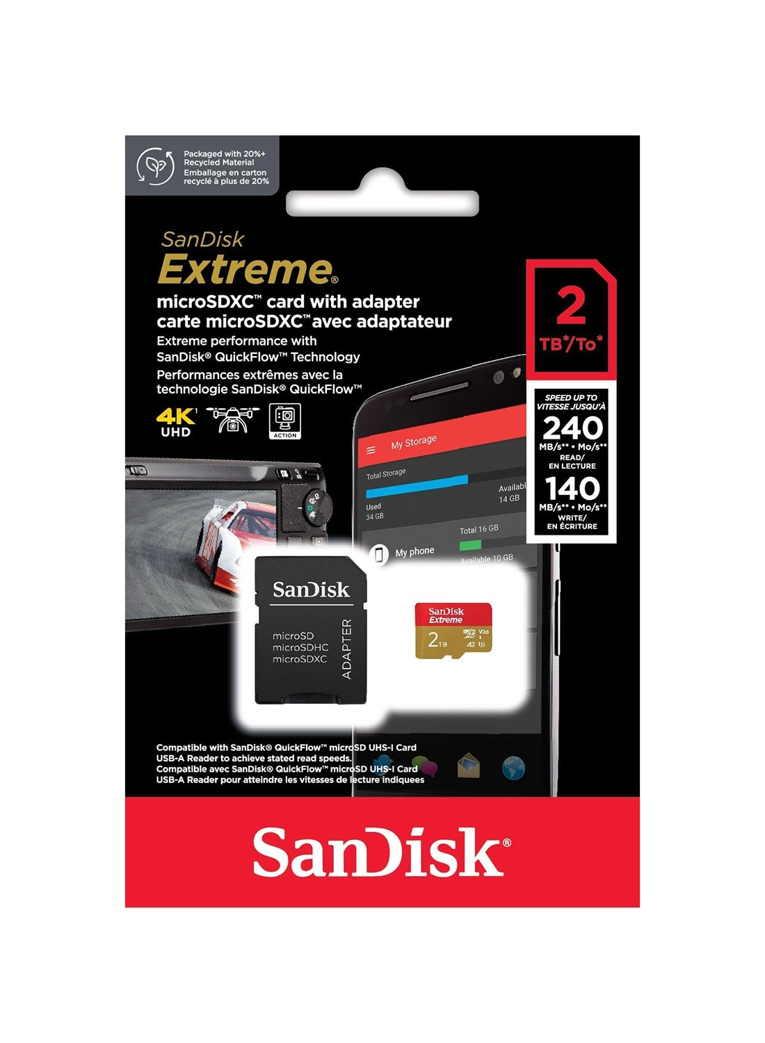 Extreme microSDXC - 2 TB