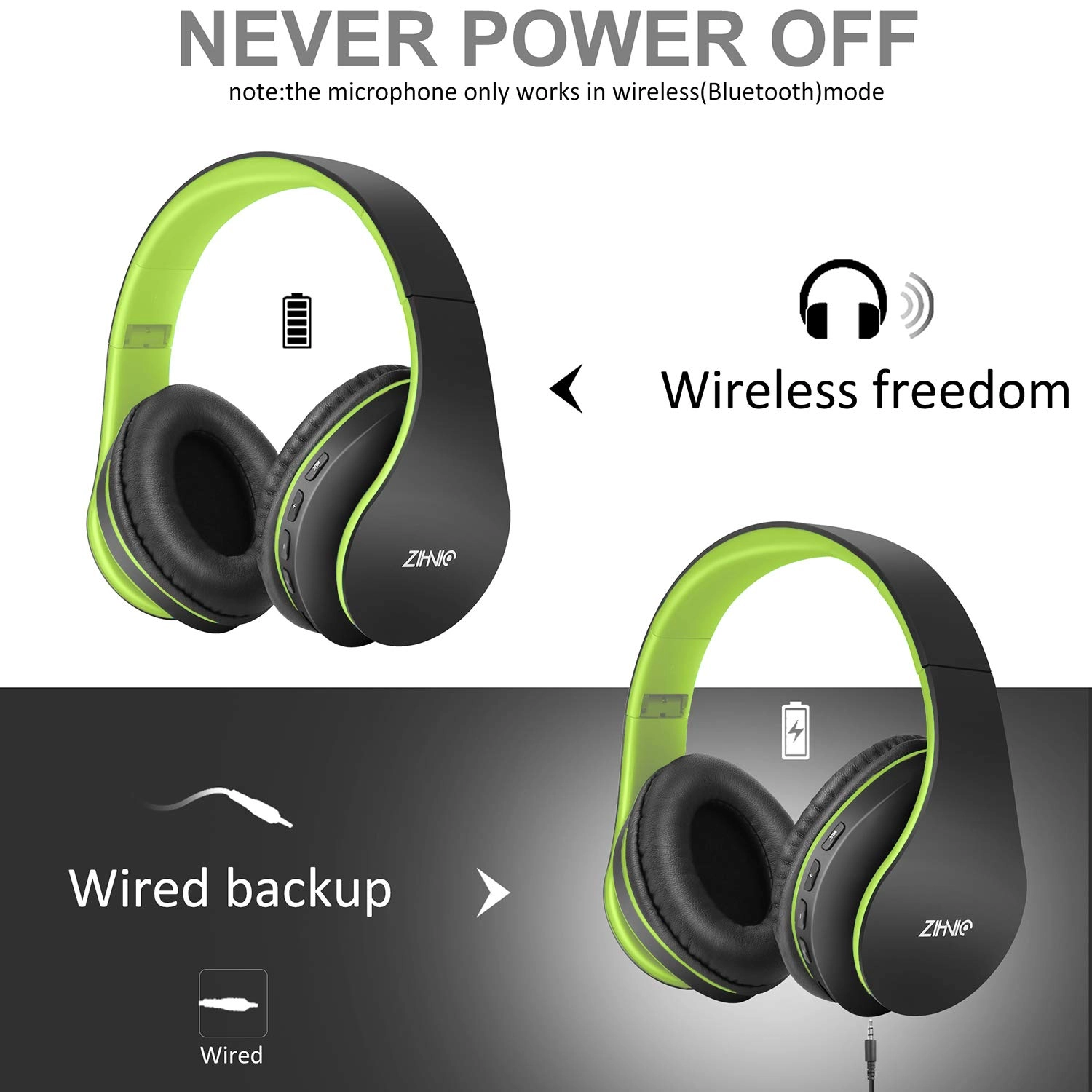 WH-816 Wireless Headphone
