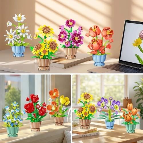 9 Flowers Building Sets