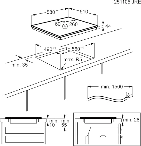 800 Series KIS67453IT Induction hob
