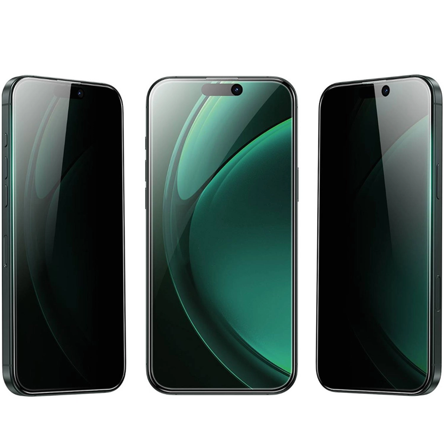 Privacy HD Glass Screen Protector for iPhone 16 Pro