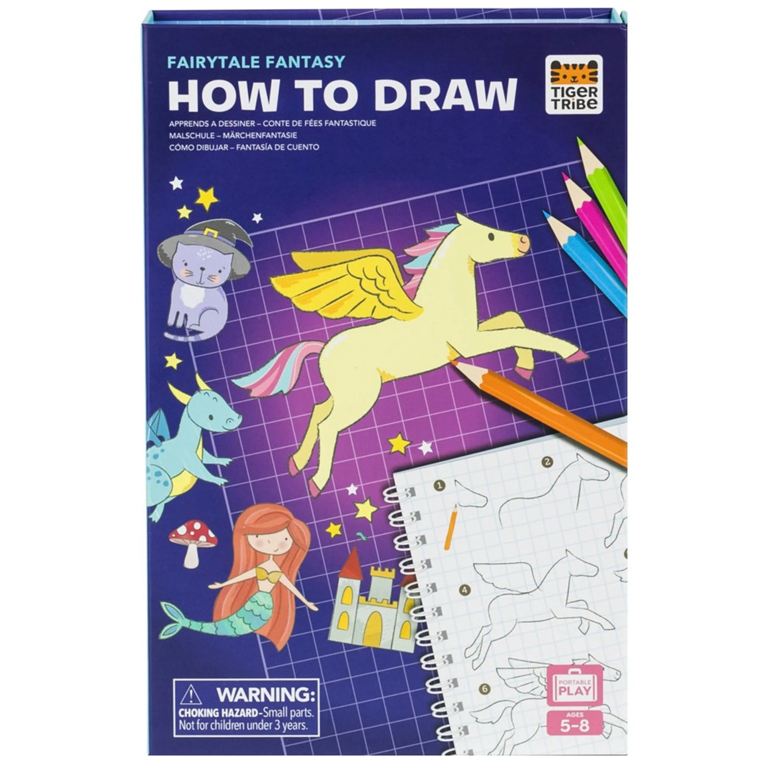Tiger Tribe How To Draw Activity Kit - 5+ years