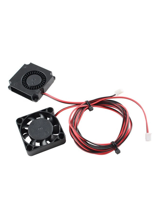 NIBEMINENT Cooling Fan - DC 24V Compatible with Ender 3 Black/Red