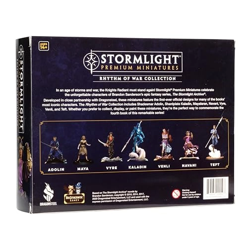 Stormlight Archive Rhythm of War Minis - 7 unpainted miniatures
