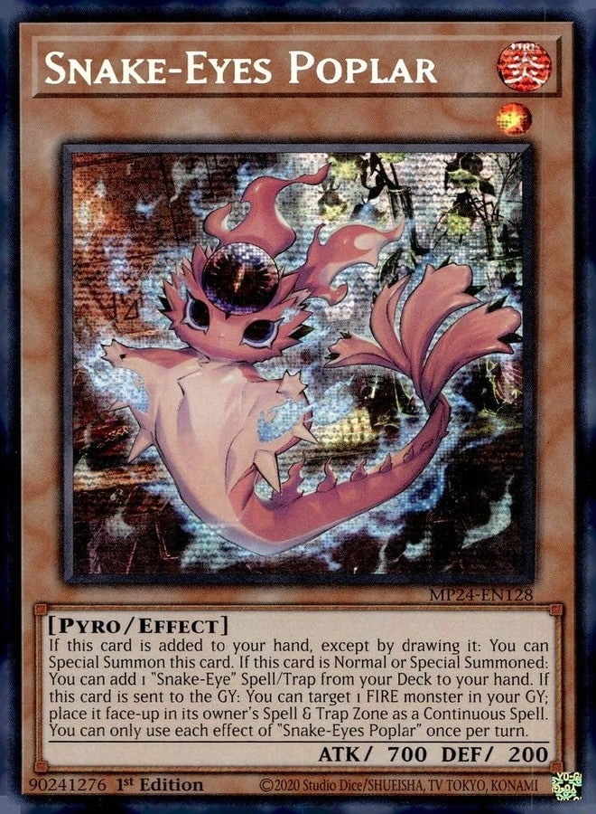 Yu-Gi-Oh! Snake-Eyes Poplar MP24-EN128 1st Edition