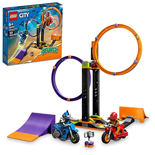City Stuntz Spinning Stunt Challenge (60360) - red 6+