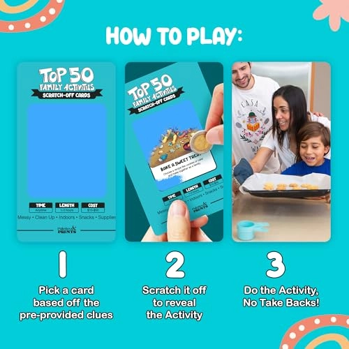 Activities Cards - English 4 years and up