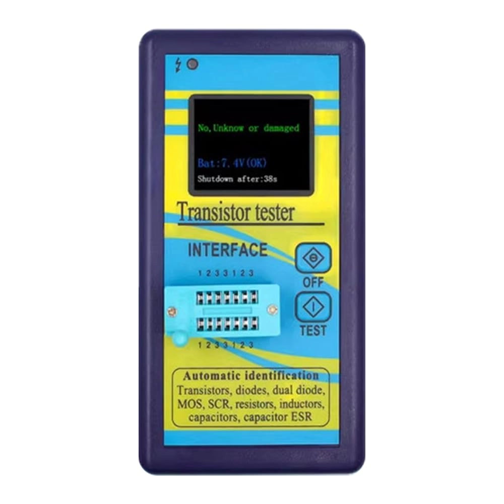 Transistor Tester - 1.8 Inch TFT Screen Automatic Pin Detection