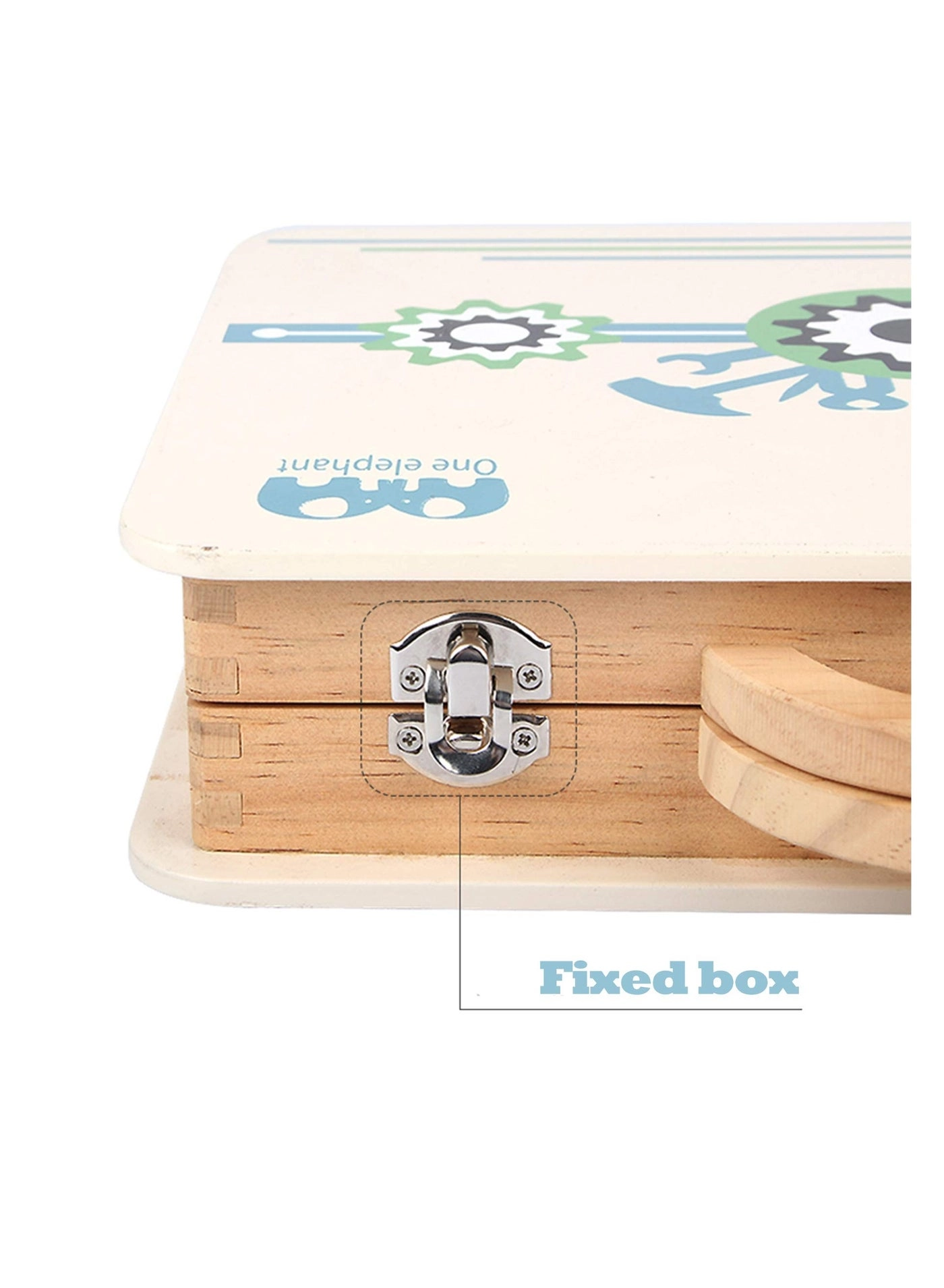 Wooden Tool Box - 43 pcs