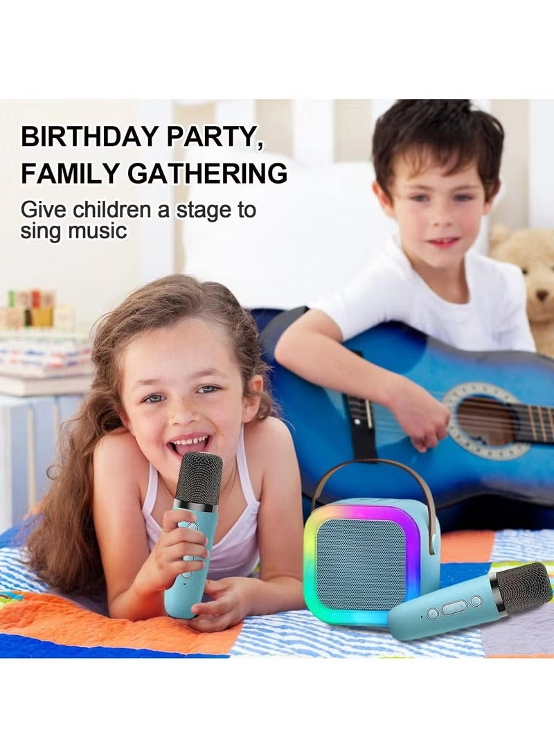 Karaoke Machine - 2 Wireless Microphones 10W