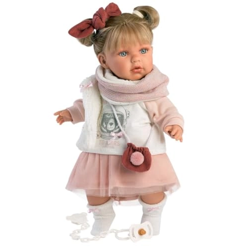 Julia Baby Doll - 42 cm Vinyl Fabric Blonde Hair Blue Eyes Ages 3+