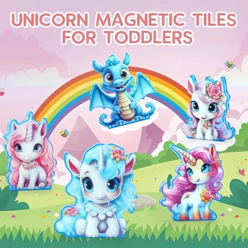 Magnetic Tiles Unicorn - 49 pcs