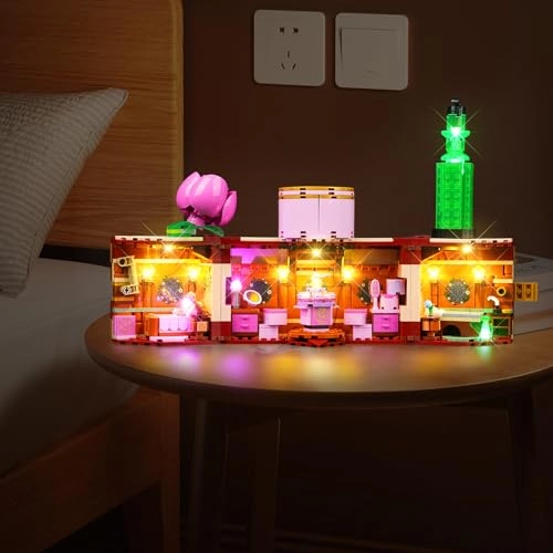 Light Kit for Lego Glinda Elphaba's Dormitory Collectible (75683) - LED Warm White