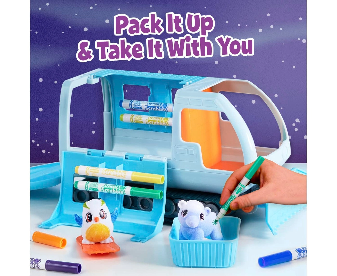 Scribble Scrubbie Pets Arctic Snow Explorer - 3+ years