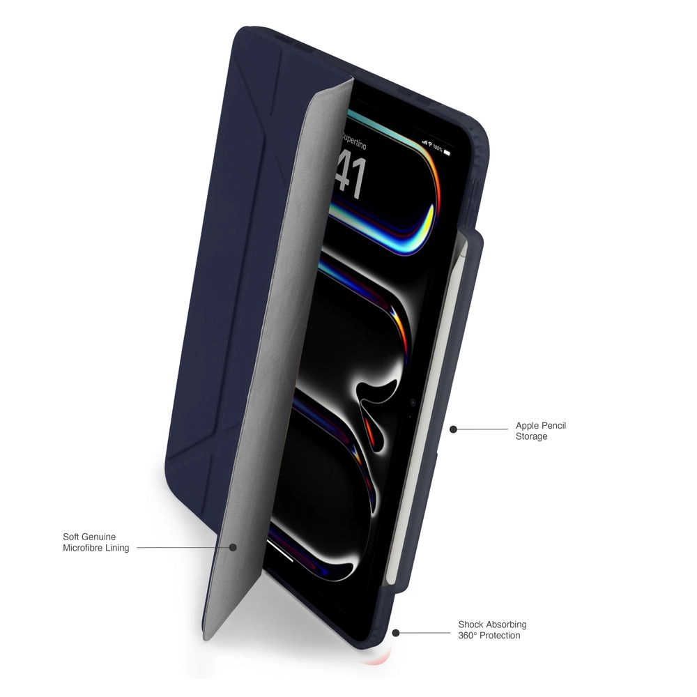 Origami Folio Case with Pencil Case for iPad Pro 13-inch (2024)