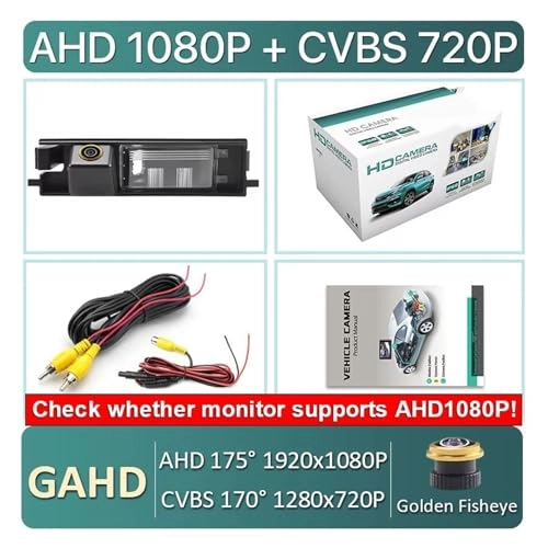 Car Reversing Camera - Night Vision AHD1080P