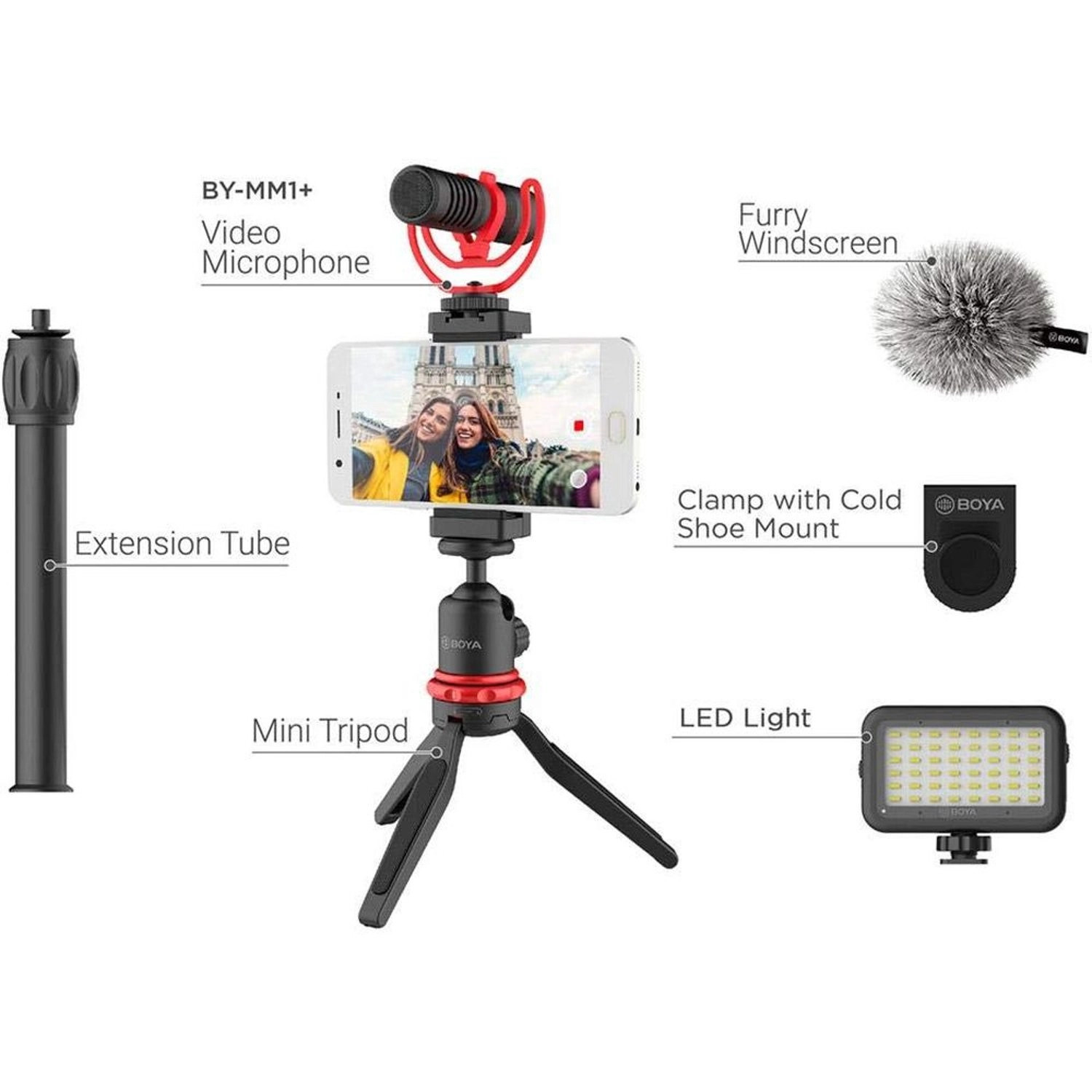 VG350 - Video Kit + MM1+ - Shotgun Microphone 3.5mm-Mini-Jack Microphone