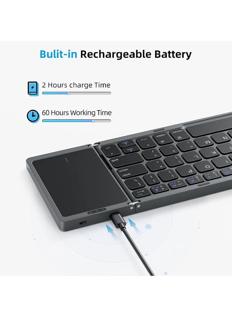 Foldable Bluetooth Keyboard - Wireless