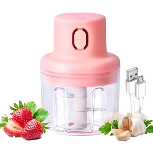 Electric Mini Garlic Chopper - 100ml USB Rechargeable